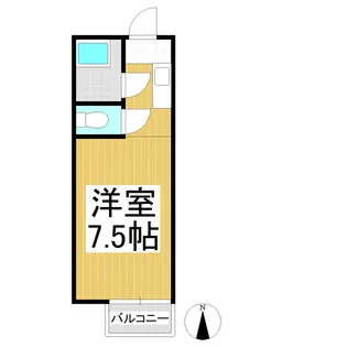 メゾン中村【1階】の間取り