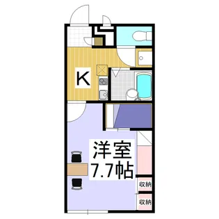 レオパレスBELIZ【2階】の間取り