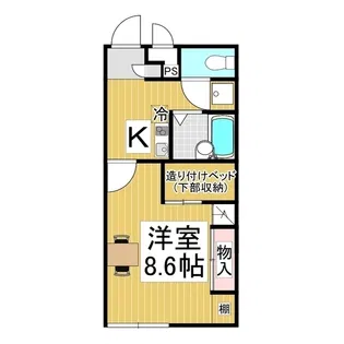 レオパレスCOCO【1階】の間取り