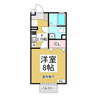 セジュールなつめ【1階】の間取り