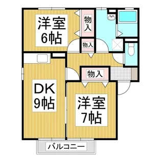 セジュール綱島 B棟【1階】の間取り