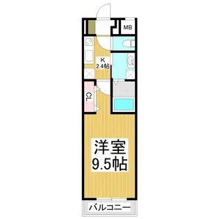 コンフォーティア小柴見【1階】の間取り