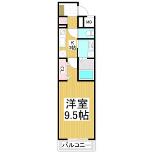 コンフォーティア小柴見【3階】の間取り