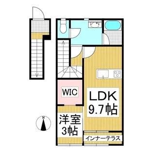 ベル・オネット【2階】の間取り