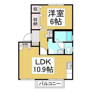 フォーレスヴィラⅠ【2階】の間取り