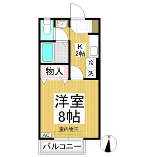 シティハイム A棟(青木島)【1階】の間取り