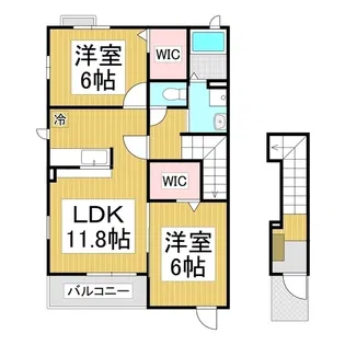 ポラリス マツシロ【2階】の間取り