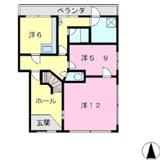 オギノ大手ビル【2階】の間取り
