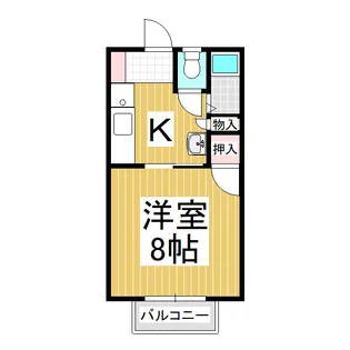 リブレ坂城【1階】の間取り
