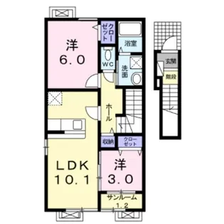 エル プラド【2階】の間取り