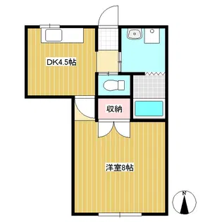 α-TIME【2階】の間取り