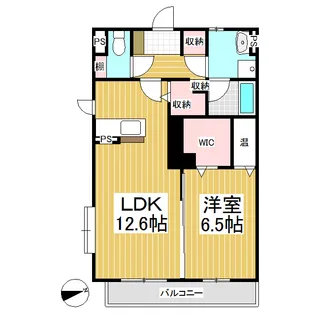 ジオ ファイン ドエル【1階】の間取り