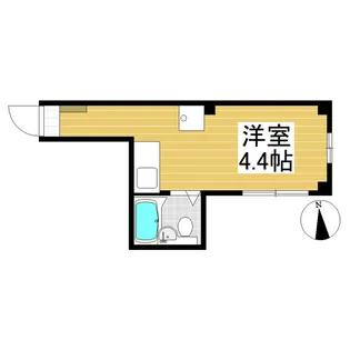 コーポ中央【1階】の間取り