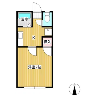 コーポセブン(上田)【2階】の間取り