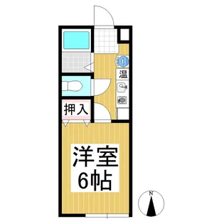 メゾンランジェB【2階】の間取り