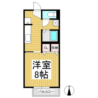 ソレアードスール【2階】の間取り