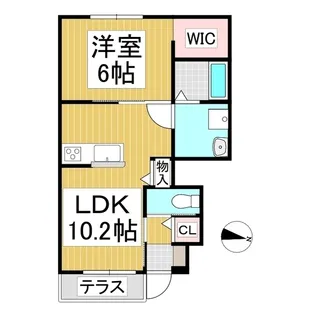 Yucca terrace【1階】の間取り