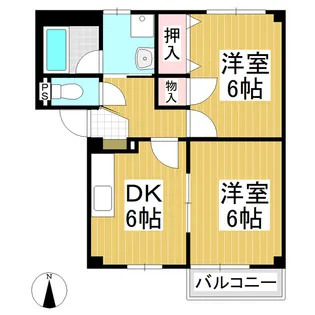 サープラス田島【1階】の間取り