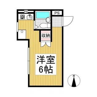 フォレストマンション房山【3階】の間取り
