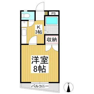 サンジェルマン【3階】の間取り