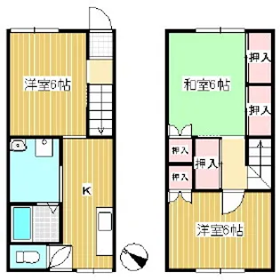 ピュアハイツくるみ【1階】の間取り