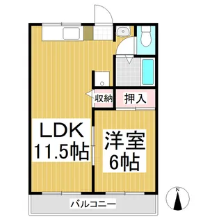 ファインレジデンス【1階】の間取り