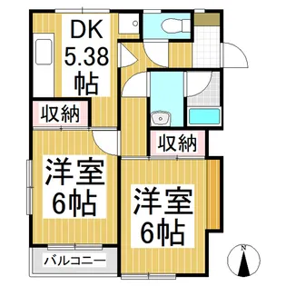 グリーンメゾンⅠ【1階】の間取り