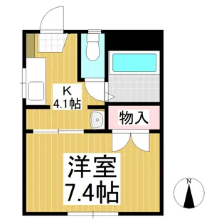 アピア旧館【2階】の間取り