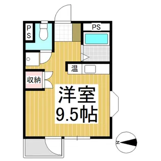 ラフォーレ・マリー【1階】の間取り