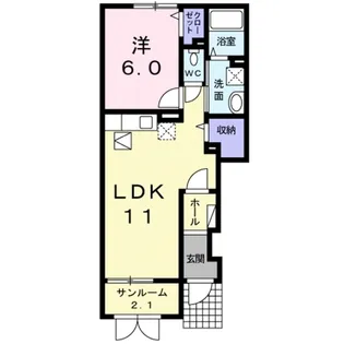 グラン・エチュード Ⅱ【1階】の間取り