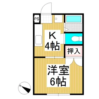 スカイラークヒル【2階】の間取り