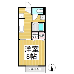 サープラス乙女【1階】の間取り