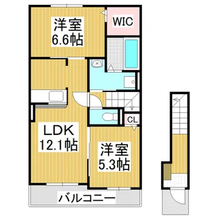 ハッフルパフ【2階】の間取り