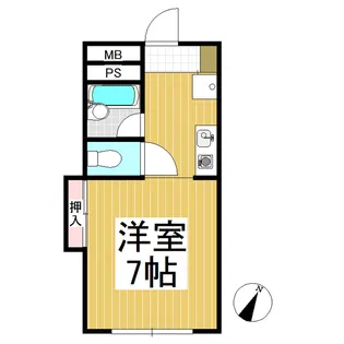 サングリーン93【1階】の間取り