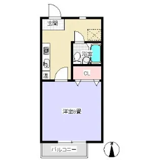 フォーレスト21【1階】の間取り