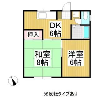 乙女パレス【2階】の間取り