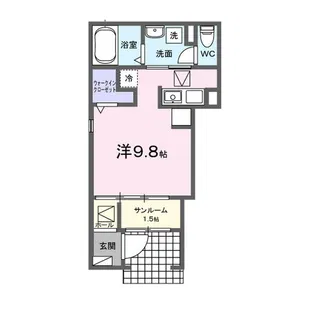 ヒカルサ佐久猿久保Ⅱ【1階】の間取り