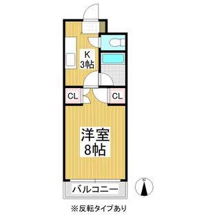 パークタウン小諸 B棟【3階】の間取り