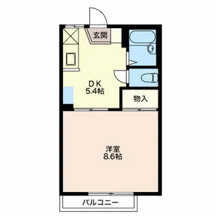 フレグランスFUJI【1階】の間取り
