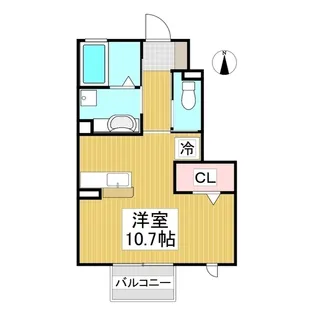 プリマージュC棟【1階】の間取り