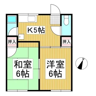フォーブル甘利【1階】の間取り