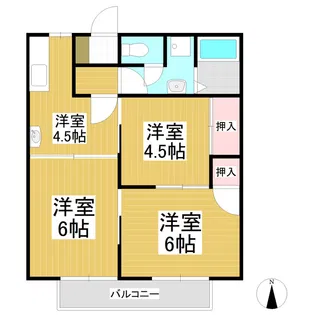 グランエールB【2階】の間取り