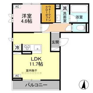 トリシア西軽井沢 風【2階】の間取り