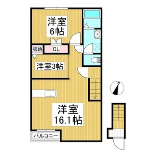 La tour net.huit【2階】の間取り