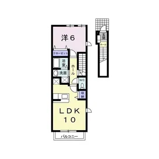 プレッソ【2階】の間取り