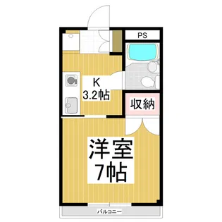 シティコーポ中御所【2階】の間取り