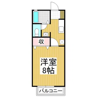 ユートピア長谷川 B棟【2階】の間取り