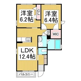 コティ キルシッカ【1階】の間取り
