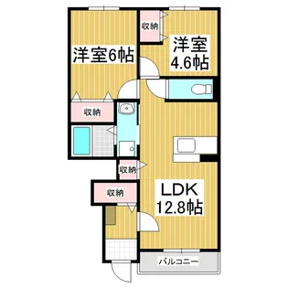 アイリスガーデン【1階】の間取り