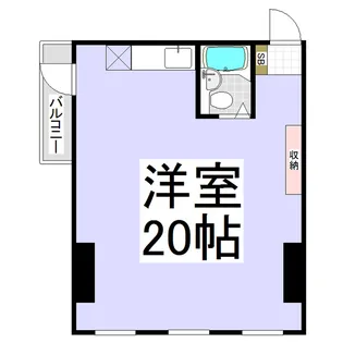 プレジデント七瀬ビル【2階】の間取り